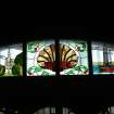 Standing Building Survey, Detail of stained glass panels, The Fishmarket, Newhaven Harbour, Edinburgh