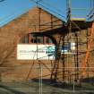 Standing Building Survey, South gable, N Aspect, The Fishmarket, Newhaven Harbour, Edinburgh