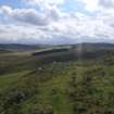 Cultural heritage assessment, General shot from Leap Hill towards development area, Langhope Rig Windfarm Grid Connect, near Hawick