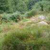 Archaeological evaluation, Structure 4- General shot, Aberchalder Burn and Allt A'Choire