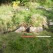 Archaeological evaluation, Working shot of Structure 4, Aberchalder Burn and Allt A'Choire