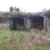 Cultural heritage assessment, Site 8, Modified shed – used for animal shelter – within quarry extraction area, Blackshaw Community Windfarm