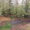 Field survey, Site 21 F1 enclosure, Glen App Wind Farm, South of Ballantrae, South Ayrshire