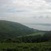 Field survey of planting areas and receptors, Looking at survey area from Barbluie, from NNE, Glen App Wind Farm, South of Ballantrae, South Ayrsh