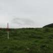 Field survey of planting areas and receptors, Site 25.1, clearance cairn, from SE, Glen App Wind Farm, South of Ballantrae, South Ayrsh