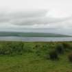 Field survey of planting areas and receptors, Site 47, clearance cairn, from E, Glen App Wind Farm, South of Ballantrae, South Ayrsh