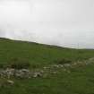 Field survey of planting areas and receptors, Site 39, drystone wall enclosure, from NW, Glen App Wind Farm, South of Ballantrae, South Ayrsh