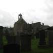 Field visit, Saint Congans Church Turriff from NW, Greeness Wind Farm, Aberdeenshire