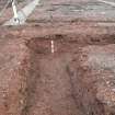 Watching brief, Plot A foundation trench, Path Brae, Kirkliston