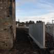 Standing building recording, External SW corner, Path Brae, Kirkliston