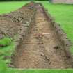 Archaeological evaluation, Trench 1 general shot, Merchiston Castle School, 294 Colinton Road, Edinburgh