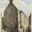 Perspective view of Guthrie's House, 11 Cards Wynd, Anstruther Easter.