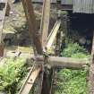 Detail of axle of barley mill waterwheel