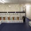Interior view showing ground-floor washing room from east, in Mosque, Forth Street, Glasgow.
