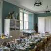 Interior view showing Shoot Dining Room on ground floor, Brechin Castle.