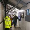 Interior. General view of main corridor in the main stand.