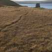 General view of Mousa broch from the E