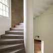 Interior view showing spiral staircase at second floor, Brechin Castle.