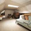 Interior view showing second-floor attic, Brechin Castle.