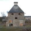 Historic building survey, S-facing elevation, general distance view, Pathbrae Maltings Building, Kirkliston