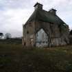 Historic building survey, S and E-facing elevation, general view, Pathbrae Maltings Building, Kirkliston