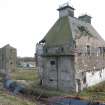 Historic building survey, N and W-facing elevations, general shots, Pathbrae Maltings Building, Kirkliston