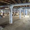 Interior. East Block, Morgan Road, former jute dressing area, area below mezzanine (centred at NGR NO 41342 31217). 