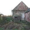 Standing building survey, General shots of the N gable, Polwarth Crofts, Scottish Borders