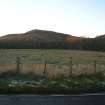 Environmental statement, View towards development area from main road on edge of HGDL, Rohallion Castle, Dunkeld