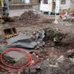 Archaeological excavation, General area, Queen Street, Jedburgh