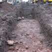 Archaeological evaluation, General view of trench 1, Queen Street, Jedburgh