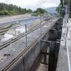 View of east end of Dunalastair aqueduct at Tummel Bridge surge tank area 