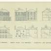 Aberdeen, Seaton House.
Elevations and sections.
Insc: 'Corporation Of The City Of Aberdeen. Seaton House. Old Aberdeen. Elevations And Sections As Existing'.