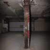 Standing building appraisal, Level 4, Riveted steel stanchion supporting steel beams, 85-87 South Bridge, Edinburgh