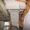 Standing building appraisal, Level 7, Understairs (attic) beaded panel work, 85-87 South Bridge, Edinburgh