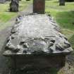 View of table tomb, Pencaitland Parish Church and Burial Ground, Easter Pencaitland.
