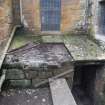 Watching brief, Working shots of the demolition of the boiler house, 401-2 Strathbrock Parish Church, Uphall