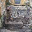 Watching brief, Working shots of the demolition of the boiler house, 401-2 Strathbrock Parish Church, Uphall