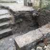 Watching brief, Working shots of the demolition of the boiler house, 401-2 Strathbrock Parish Church, Uphall