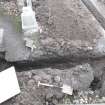 Watching brief, Overhead shot of the pipe trench, 401-2 Strathbrock Parish Church, Uphall