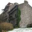 View from west showing rear elevation of Nos 10-18 Castle Street, Port Bannatyne, Bute.