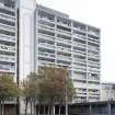 View from south-west showing No 26 Linksview House, Tolbooth Wynd Estate, Leith, Edinburgh.