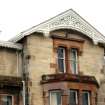 Detail of decorative timber bargeboards in gable of No 33 Mount Stuart Road, Craigmore, Rothesay, Bute.