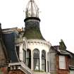 Detail of decorative finial at Glendale, No 20 Battery Place, Rothesay, Bute.