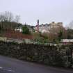 General view from Fauldtrees Road showing north-east elevation of Glenburn Hotel, Glenburn Road, Craigmore, Rothesaqy, Bute.