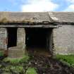 Standing building survey, Units 6, 5 and 3, SW-facing elevation (courtyard), Stroupster Farm, Caithness