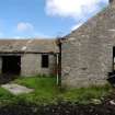 Standing building survey, Cottage (Unit 1) SW-facing gable, Stroupster Farm, Caithness