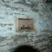 Standing building survey, Unit 7 Loft interior SE-facing wall, bearing box, Stroupster Farm, Caithness