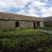 Standing building survey, General view of the cottage and adjoining buildings, Stroupster Farm, Caithness