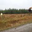 Watching brief, Road to be stripped (part of overburden area), Construction, Stroupster Farm, Caithness